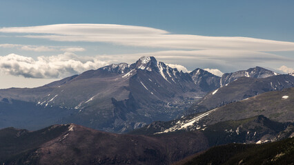 Panoramic view in Rocky Mountain National Park, Colorado