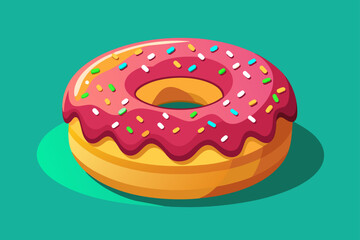 donut food background is