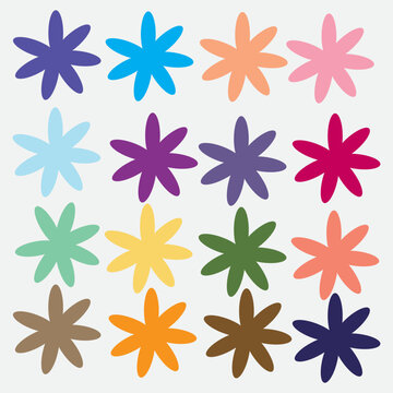seamless pattern with flowers , colorful flower vector  design 