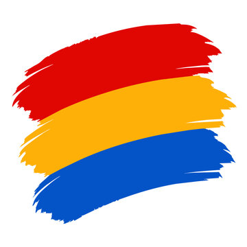 recommend clip art: Armenia Country flag and Brush Strokes Vector Illustration