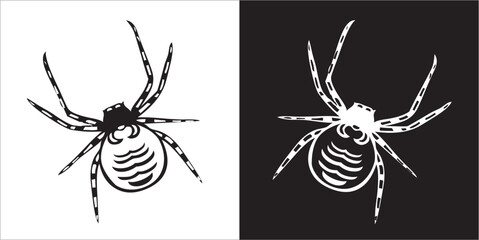 Illustration vector graphics of spider icon