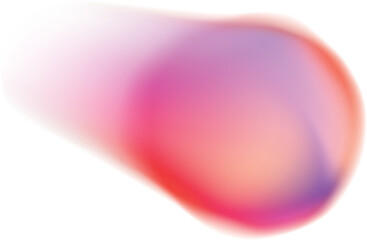 Blur gradient circle shape with gradation of color