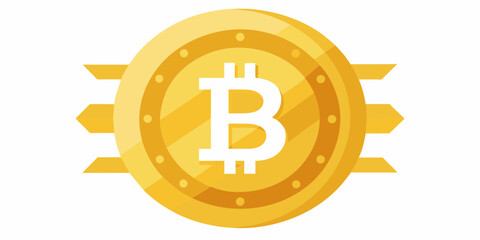 Bitcoin Cryptocurrency Background Pattern Illustration