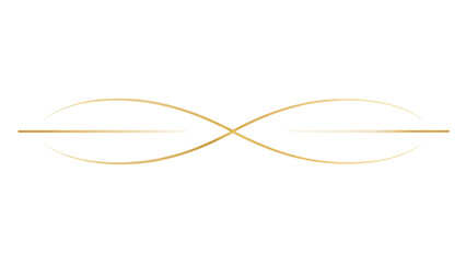 Golden line shape Illustration