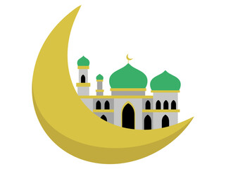 Islamic Mosque Ramadan Mubarak Background