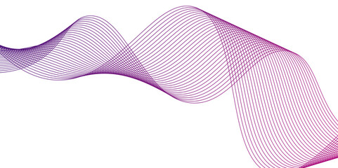 Colorful and gradient color abstract geometric wave line pattern, banner and design presentation concept wave lines, curved line for creative design, cover, presentation and card.