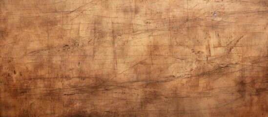 A closeup of a rectangular brown leather texture resembling wood flooring with hints of beige and wood stain. The pattern resembles hardwood plywood with various tints and shades