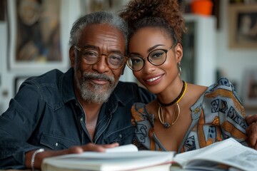 Supportive executive coach guides client through challenges, fostering growth and achieving solutions together