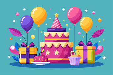 birthday background is