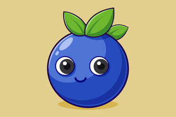 blueberry fruit background is