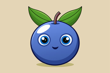 blueberry fruit background is