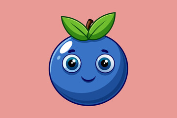 blueberry fruit background is