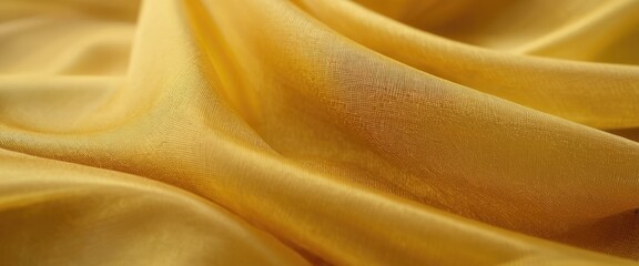 Obraz premium Refined subtle gold-tone fabric in pleats