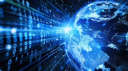 Global Data Stream, Suitable for Internet and Connectivity Themes
