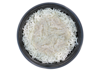 【PNG切り抜き】釜揚げしらすと生しらすの合い盛り丼ぶり