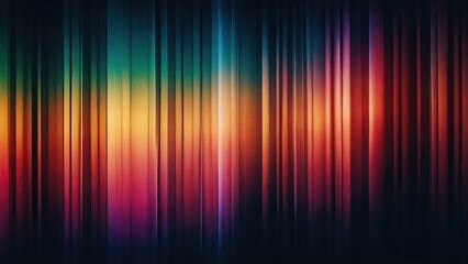 This abstract artwork evokes retro vibes through vibrant gradients and textured layers. Its modern, abstract background integrates various shapes and photographic elements with grain effects.