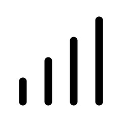 Signal icon in outline style. Simple networking vector — pixel-perfect icon.