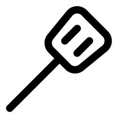 Spatula icon in outline style. Simple kitchen vector — pixel-perfect icon.