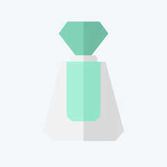 Icon Perfume. related to Cosmetic symbol. flat style. simple design editable. simple illustration