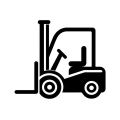forklift as single icon