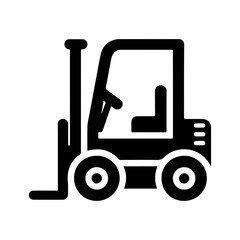 forklift as single icon