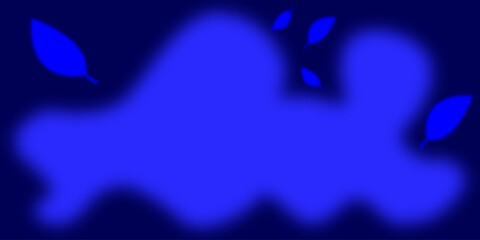 sleek navy blue background, seamlessly blending abstract elements, shadows, and gradients. This artistic banner, void of any human presence, perfectly captures the essence of technology and social