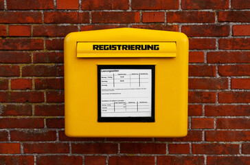 Registrierung Briefkasten