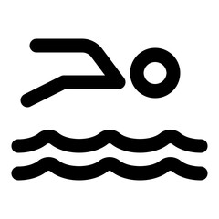 Icon of swimming