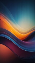 This abstract artwork evokes retro vibes through vibrant gradients and textured layers. Its modern, abstract background integrates various shapes and photographic elements with grain effects.