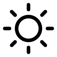 Sun Icon - obrazy, fototapety, plakaty