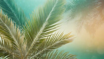 Fototapeta na wymiar Holy Gradient: Background Reflecting the Significance of Palm Sunday
