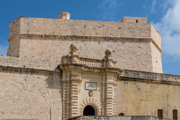 A glimpse of the ancient Fort Sant'Angelo, Vittoriosa, Malta