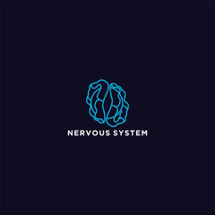 Nervous system logo design inspiration