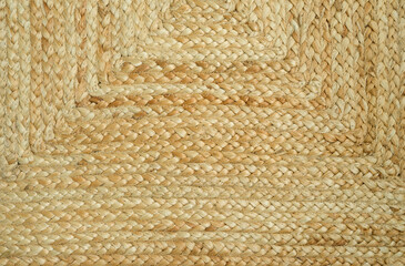 Jute carpet. Natural organic fiber, Texture background