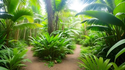 Abstrakter Hintergrund für Design - Dschungel und Tropen 7.