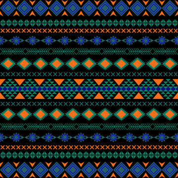 Native American patterns Beautiful geometric shapes for fabric tiles carpet backgrounds wallpaper