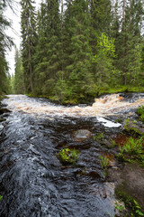 View of the river in Karelia - 759560757