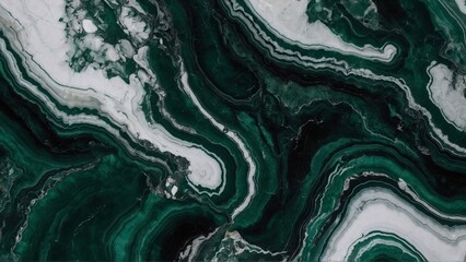 agate marble background in green and white colors - obrazy, fototapety, plakaty