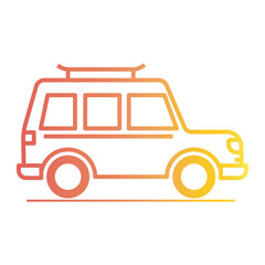 transportation line icon