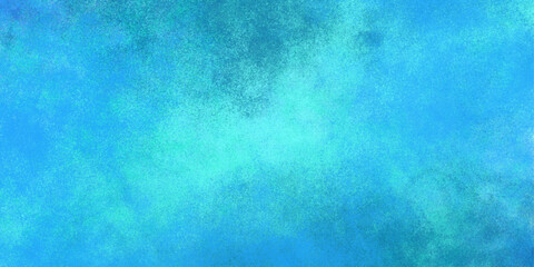 Teal powder on grain surface messy painting vivid textured glitter art spray paint aquarelle painted galaxy view splash paint.spit on wall cosmic background.
 - obrazy, fototapety, plakaty