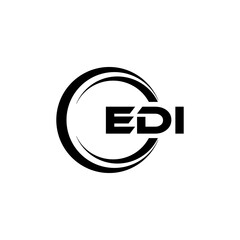 EDI Logo Design, Inspiration for a Unique Identity. Modern Elegance and Creative Design. Watermark Your Success with the Striking this Logo.