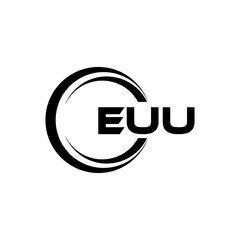 EUU Logo Design, Inspiration for a Unique Identity. Modern Elegance and Creative Design. Watermark Your Success with the Striking this Logo.