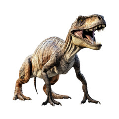 dinosaur looking isolated on white