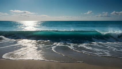 Calming Tides concept Gentle Waves and Ocean Breezes