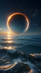 Euphoric Eclipses concept Celestial Phenomena and Emotions