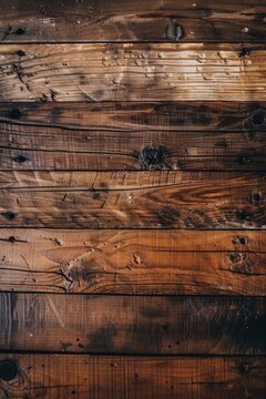 Close Up of Wooden Plank Wall