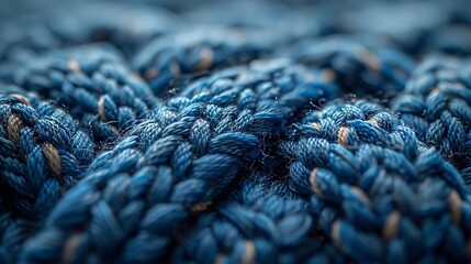 Macro wool threads