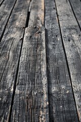 Obraz premium Close-Up of Wooden Floor Planks