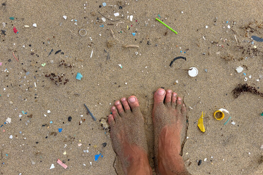 Micro Plastic on the beach