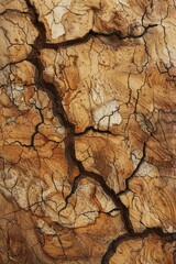 Cracked Wooden Plank